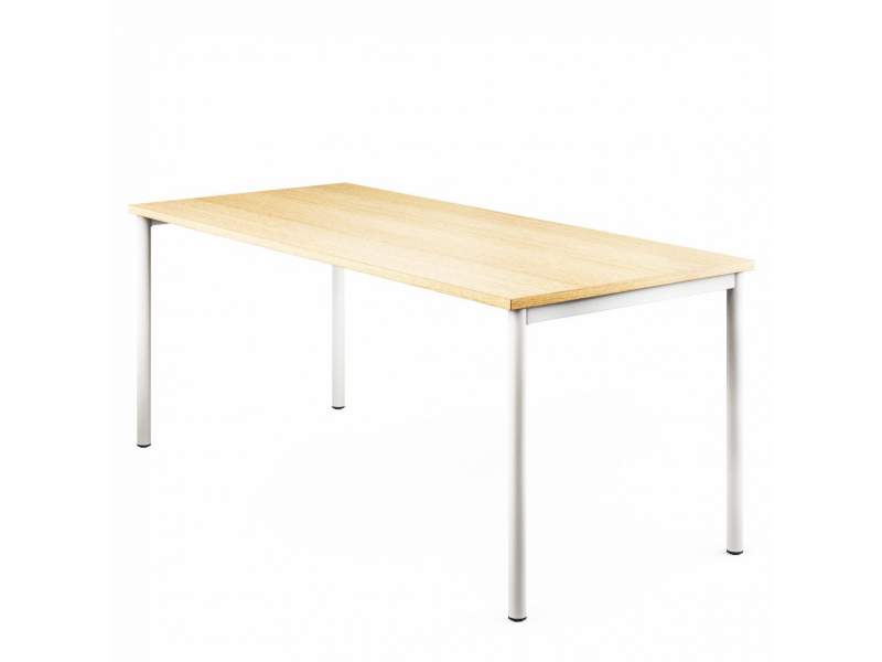 Design Schreibtisch Arbeitstisch Büro Designer Schreibtische Holz Mikomax Flexido C 
Ohne Quertraverse für mehr Beinfreiheit
rechteckig