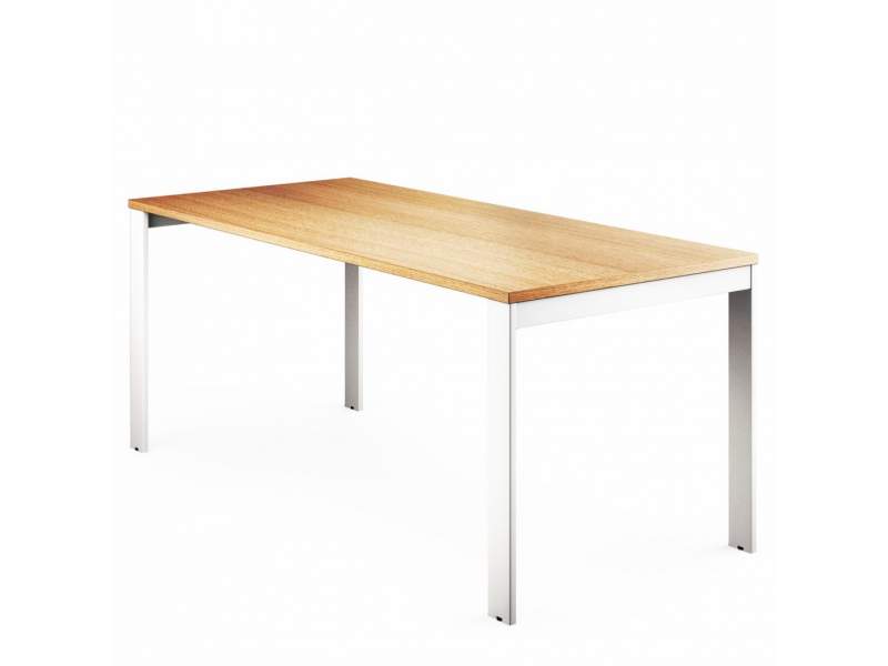 Design Schreibtisch Arbeitstisch Büro Designer Schreibtische Holz Mikomax Flexido U
Ohne Quertraverse für mehr Beinfreiheit
rechteckig