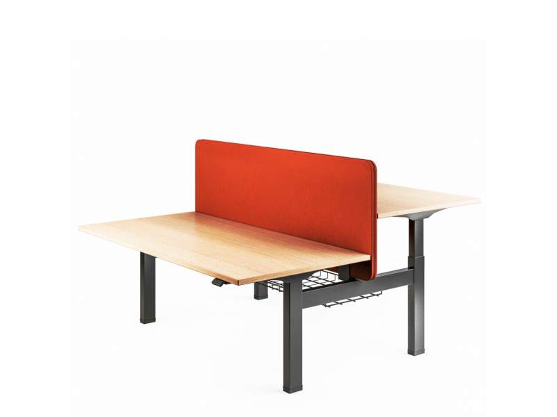 höhenverstellbarer Schreibtisch Arbeitstisch Büro Designer Schreibtische Holz Mikomax Balance 
rechteckig
Doppelarbeitsplatz