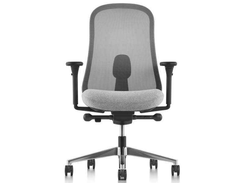 Bürostuhl schwarz Bürodrehstuhl moderne Bürostühle mit Netzgewebe Drehstuhl mit Armlehnen Herman Miller Lino
