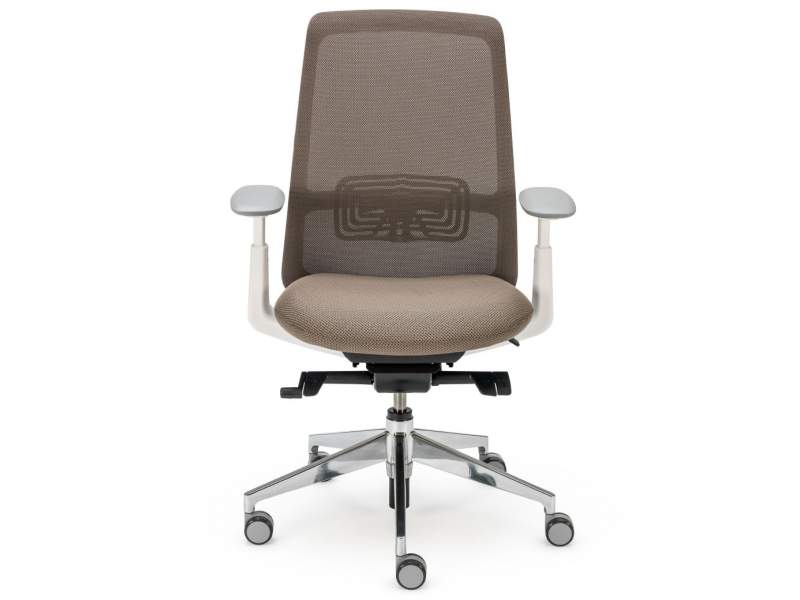 Bürostuhl braun Bürodrehstuhl moderne Bürostühle mit Armlehnen netzgewebe Haworth Soji