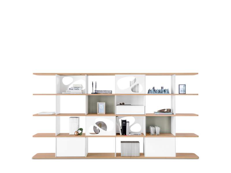 Raumteil- und Regalsystem Lista Office LO LO Next zur Strukturierung moderner Bürowelten