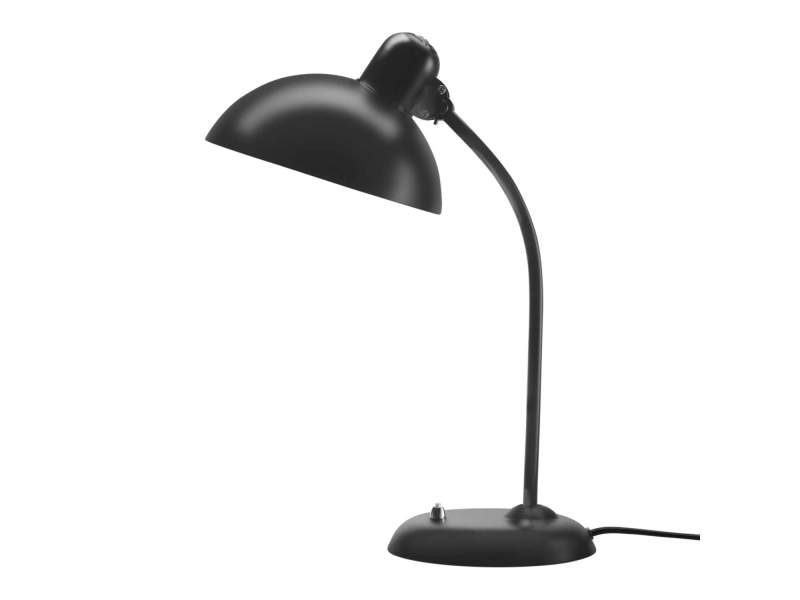 Tischleuchte schwarz Tischlampe Stahl Fritz Hansen Kaiser Idell