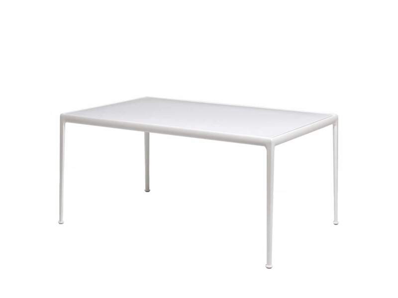 Esstisch weiss Konferenztisch rechteckig knoll International 1966 Tisch