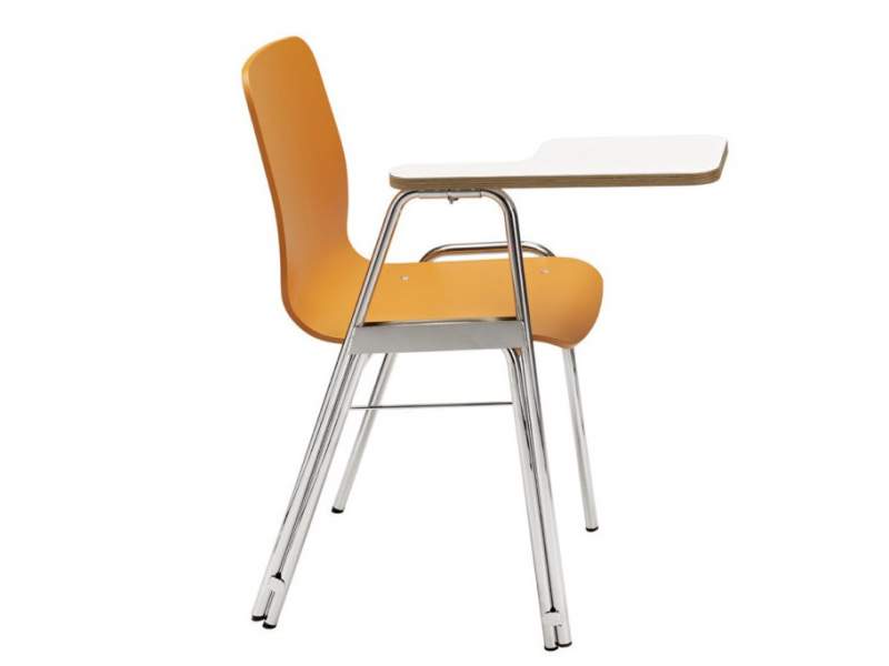 Beuscherstuhl günstig Besucherstühle Schulung MULTICHAIR MC10085 mit Tablar Novex