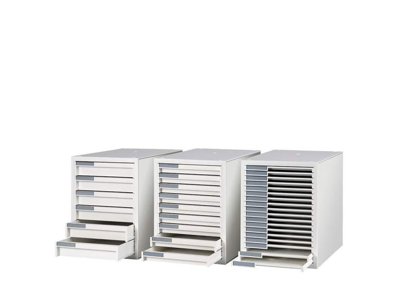Registratursysteme Schubladensysteme styro styrokay