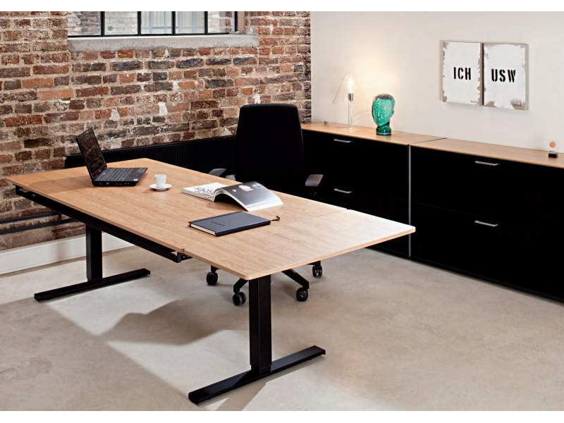 Höhenverstellbarer Schreibtisch elektrisch ergonomische Schreibtische Büromöbel, Novex, 4S
