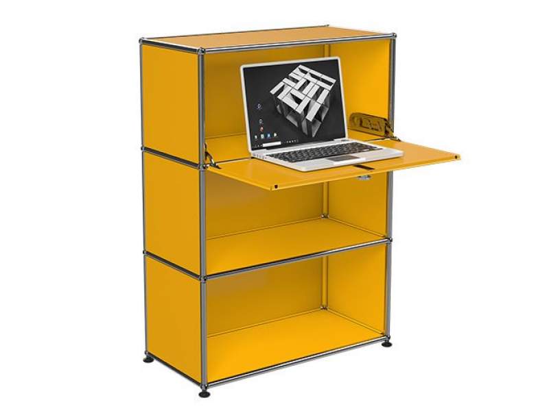 Haller gelb Sekretär Stauraum USM Homeoffice 06