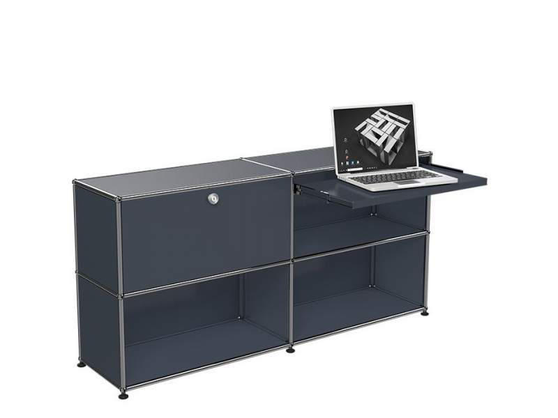 USM Haller schwarz Sideboard Homeoffice 08