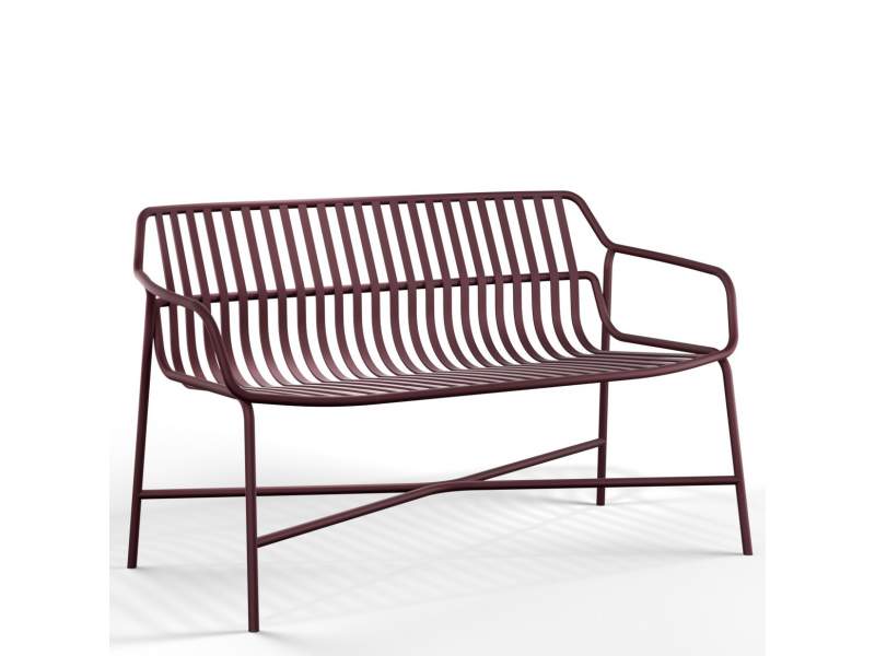 Loungebank Stahl Bank Sofa Outdoor Garten Brunner crona steel