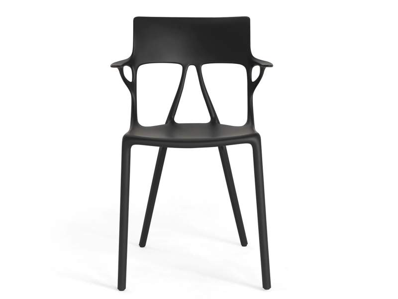 Besucherstuhl schwarz Besucherstühle Kartell A.I.