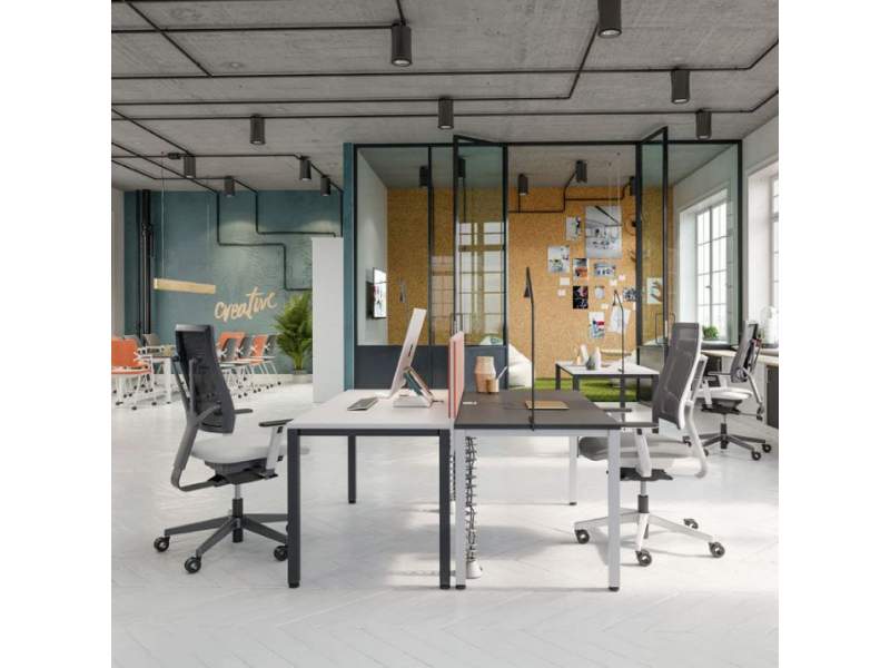 Tisch-Organisations/Trennwandsysteme für Schreibtische, Nowy Styl, E10 Schreibtisch Trennwand