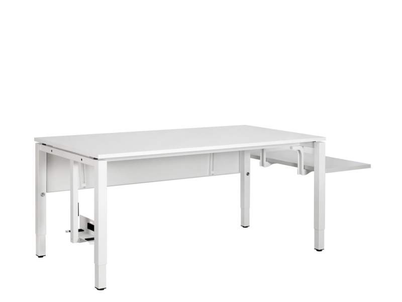 Schreibtisch höhenverstellbar ergonomische Büromöbel Schreibtische weiß  Sara, Duke - Höhenverstellbar
