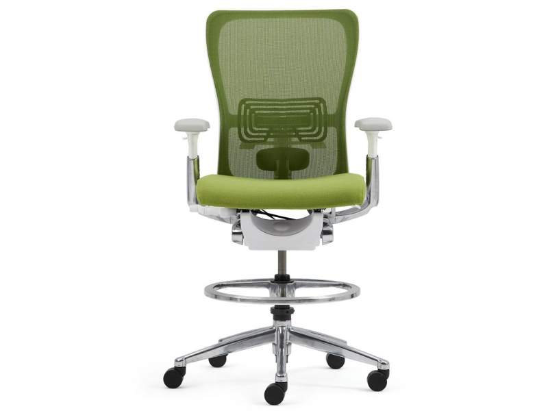Haworth Bürostuhl grün Bürodrehstuhl Design HAWORTH, Comforto 89 Counterstuhl Zody
