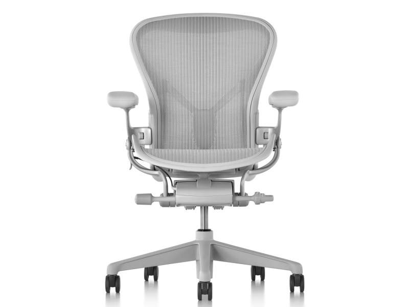 Drehstuhl grau Bürodrehstühle Netzgewebe Herman Miller, Aeron Bürodrehstuhl