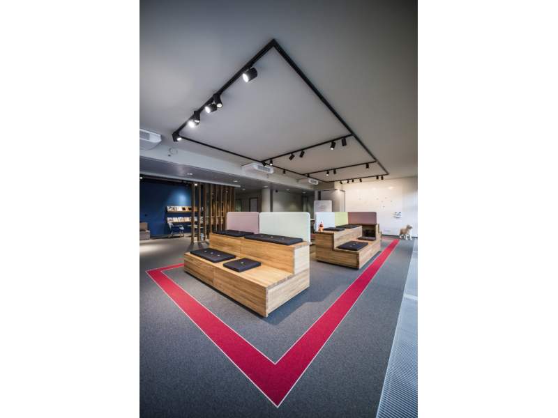 Büroplanung CARMEQ MODULAR INNOVATION SPACE Actincommon