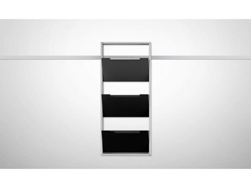 Bilderschienen | Prospektständer, wall - adeco, Zeitungshalter