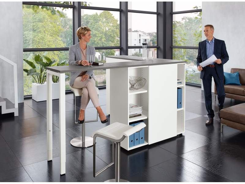 Sideboard Büro, fm Büromöbel, Clear Stehkombinationen