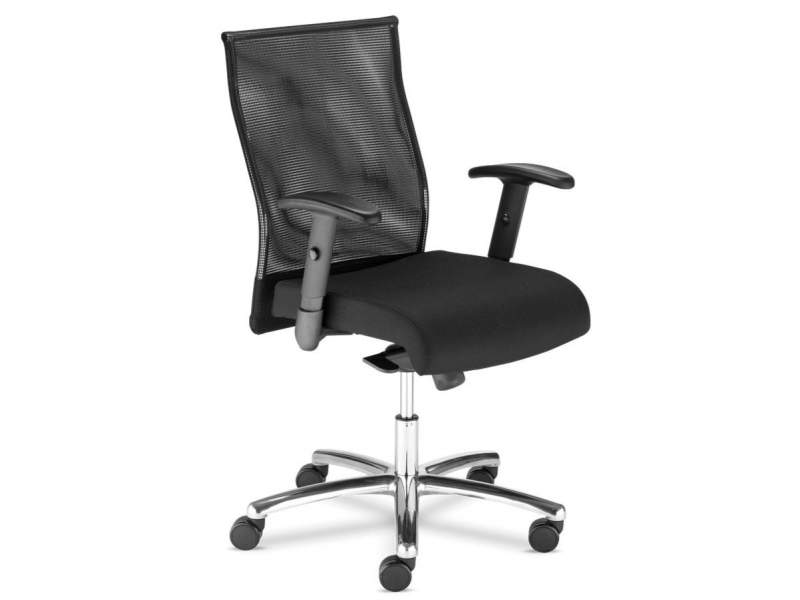 Bürostuhl schwarz Bürodrehstuhl moderne Bürostühle  Netzrücken Nowy Styl Neo-Lux