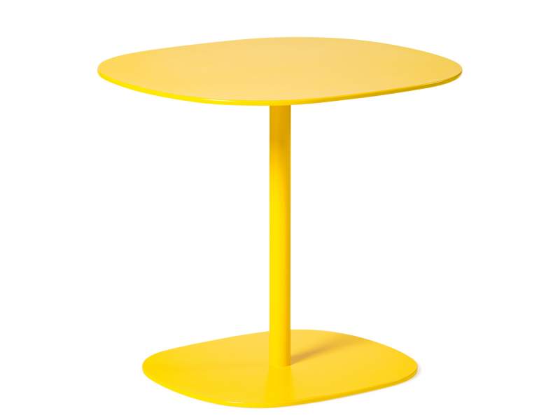 Designer Beistelltisch gelb Beistelltische Skandiform Matsumoto Mini
abgerundete Tischplatte