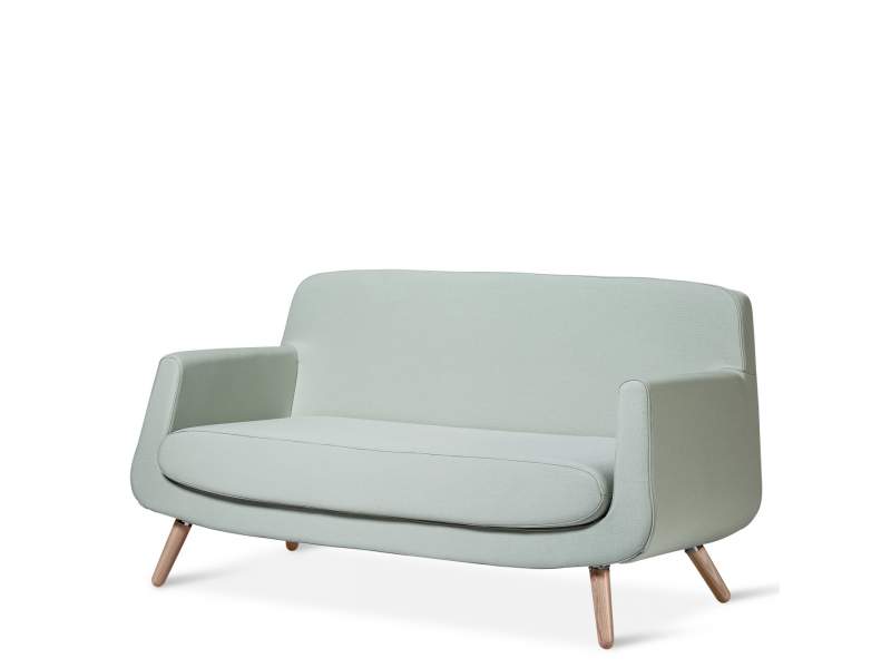 Lounge Sofa Holz Skandiform Jeffersson - 2-Sitzer Sofa