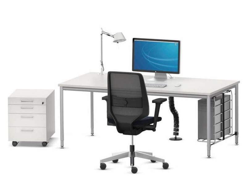 Schreibtisch Büro Schreibtische Büromöbel, VS, NetWork Grundtisch