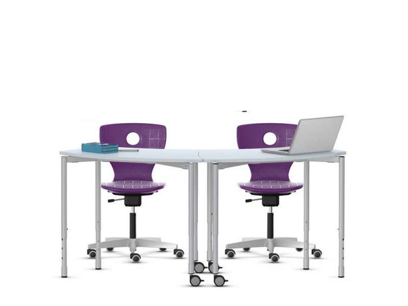 Stapelbarer Schülertisch Rolltisch Konferenztische, VS, Shift+ B4Bein