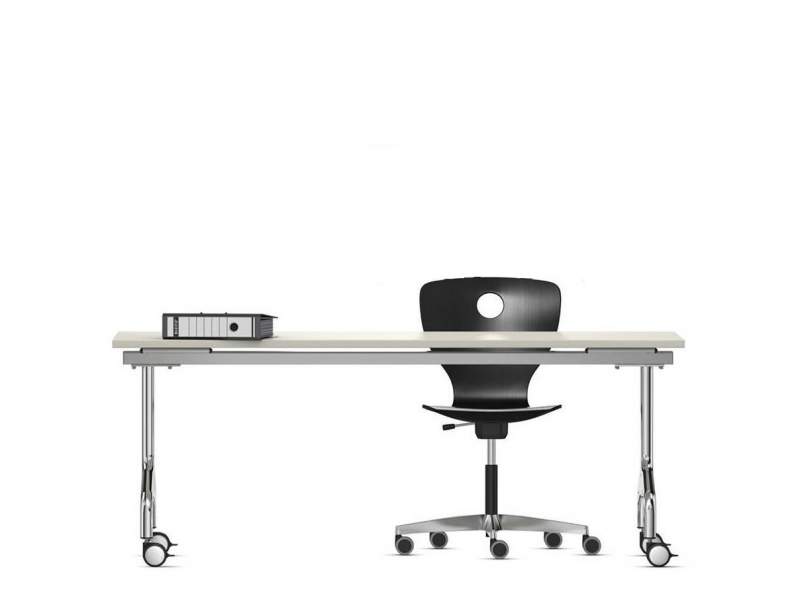 Klapptisch fahrbar Klapptisch mit Rollen vS FlipTable-RU
