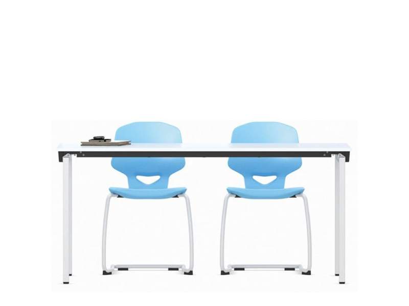 Klapptisch mit Quadratrohrbeinen Klapptische Büro VS Clapp-4Q