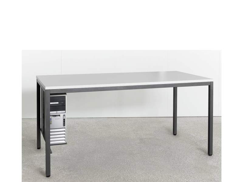 Arbeitstisch Schreibtisch | Büro Schreibtische | Büromöbel, Hunziker, Vierbeintisch mit Kabelmanagement