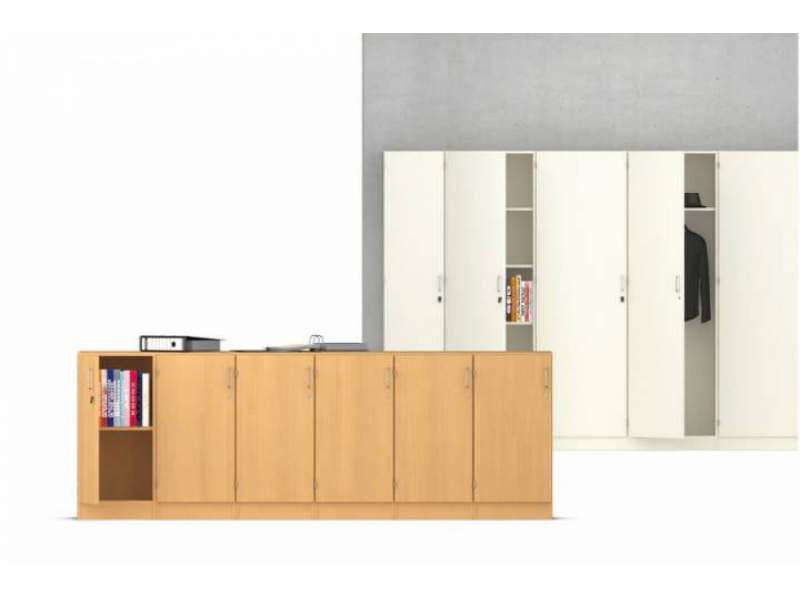 Türschränke Sideboard Büro, VS, Serie 800 Flügeltürschrank 4-6