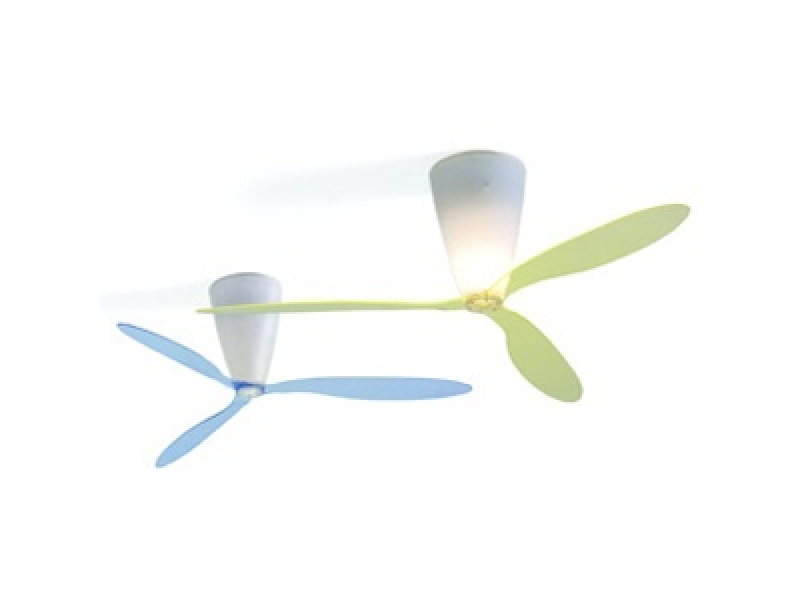LED Deckenlampe modern bunt Büroleuchte Ventilator Luceplan, Blow