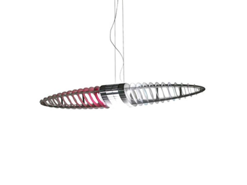 Büro Deckenlampen Design Längliche Pendelleuchten Design LED Büroleuchte, Luceplan, Queen Titania