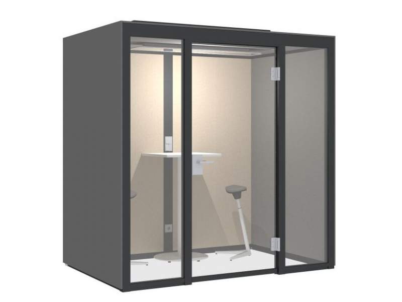 König + Neurath Akustik Kabine QUIET.BOX Duo XL Wartezimmer Möbel