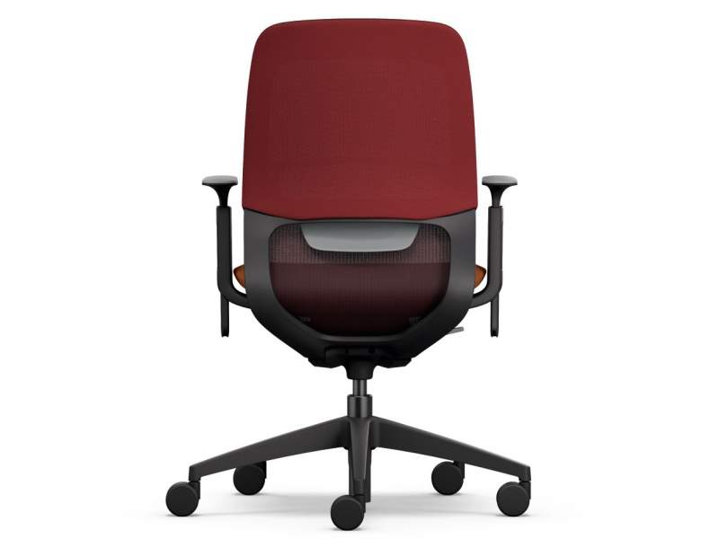 Drehstuhl Bürostuhl Design Bürostühle mit Armlehnen Bürodrehstuhl rot Netzgewebe Sedus se:motion net