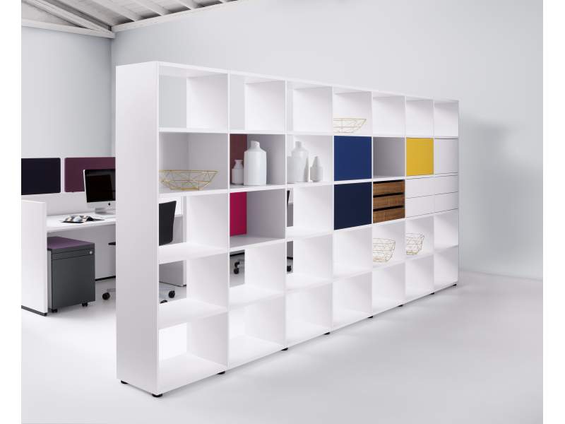 Regalschrank weiß Regalsysteme Büromöbel, werner works, basic view