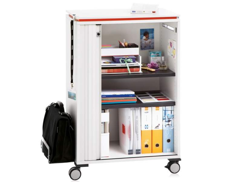 mobiler Stauraum von Steelcase Moby als flexibler Arbeitsplatz für Organisation und Ablage