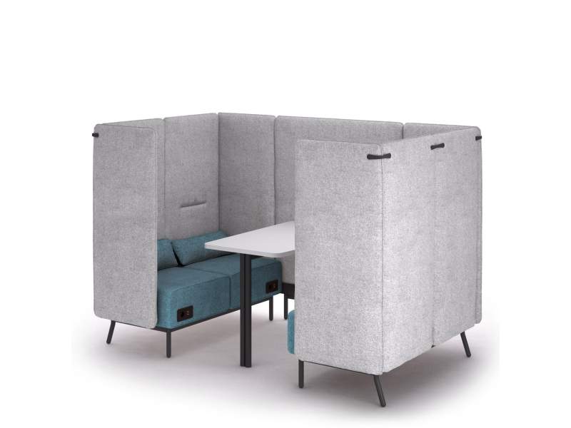 Konferenzplatz Sofa Konferenzplätze Büro Sitzmöbel fm Büromöbel Dialog LAB