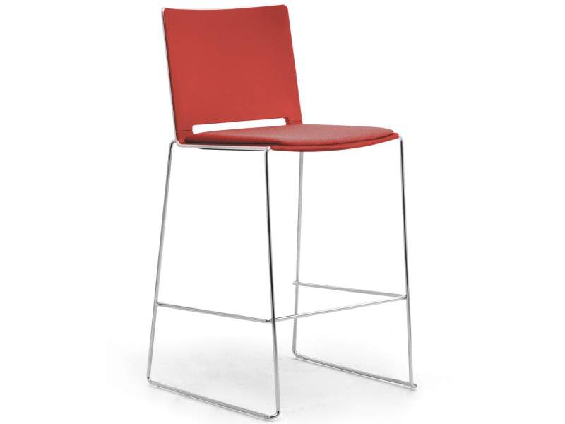 Barstuhl rot Barstühle fm Büromöbel Kaitos Barhocker