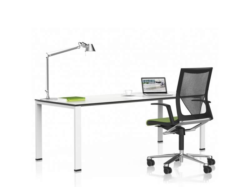 Schreibtisch weiss Schreibtische Büro Arbeitstisch Vario Icon Single