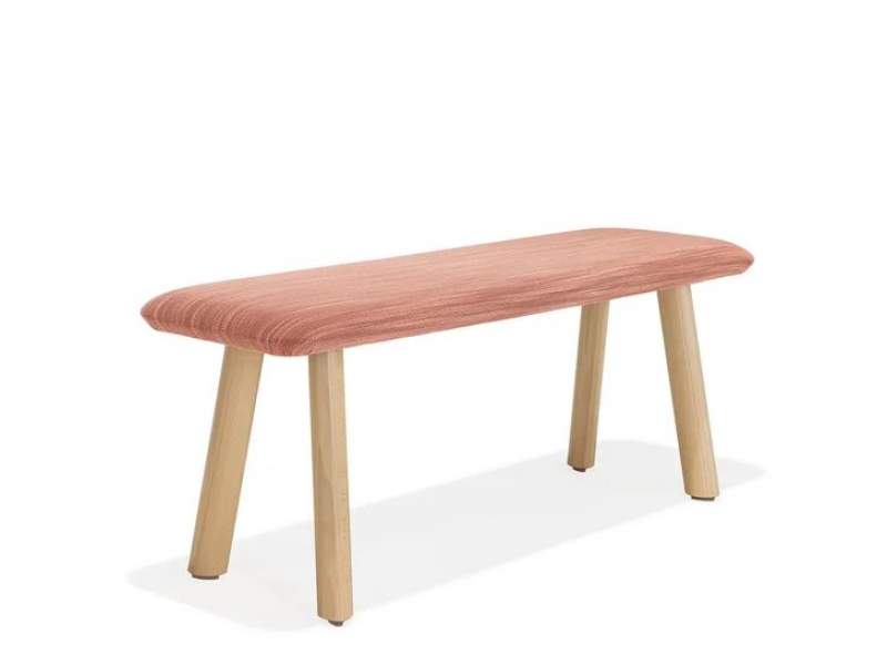 Bank Holz Hocker rot Kusch+Co 6800 Creva Hockerbank