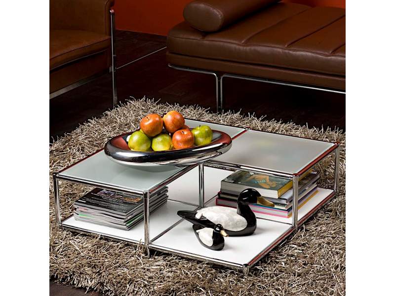 Couchtische Glas Beistelltisch modern Beistelltische System4 Couchcitsch