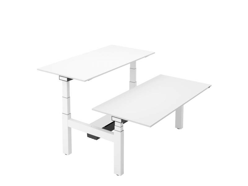 Elektrisch höhenverstellbare Doppelbench weiss höhenverstellbarer Schreibtisch Sedus temptation smart twin
Doppelarbeitsplatz
höhenverstellbar