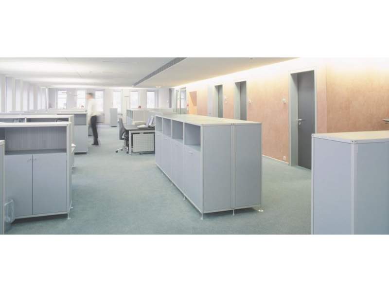 Büroschrank Schubalden weiß büro schrank | modular AluOffice, Grossraumbüro