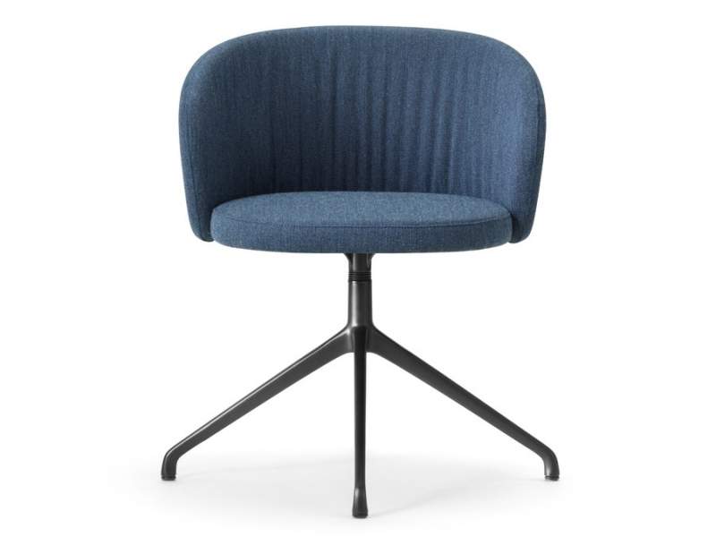 Konferenzstuhl blau Konferenzstühle mit Zentralfuss Girsberger Biala