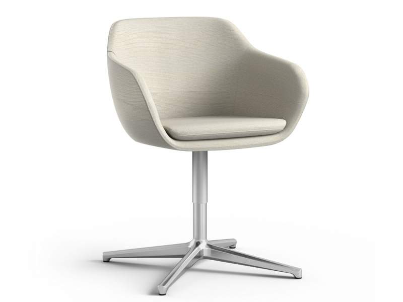 Konferenzstuhl mit Rollen Konferenzstühle mit Armlehnen beige Brunner Crona