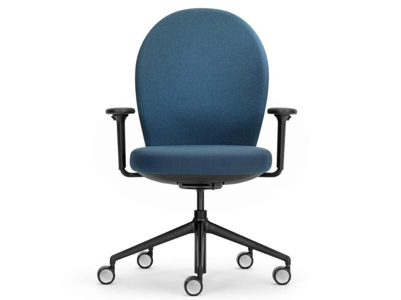 Bürostuhl blau Bürostühle Bürodrehstuhl mit Armlehnen Büro Girsberger Marva