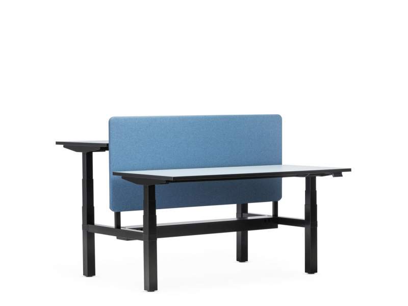 Höhenverstellbarer Schreibtisch elektrisch ergonomische Schreibtische schwarz SITAG SITAGGO 2.0 Workbench
Doppelarbeitsplatz