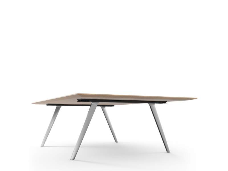 Konferenztisch Holz Konferenztische Büro Brunner ray table flex
rechteckige Tischplatte
