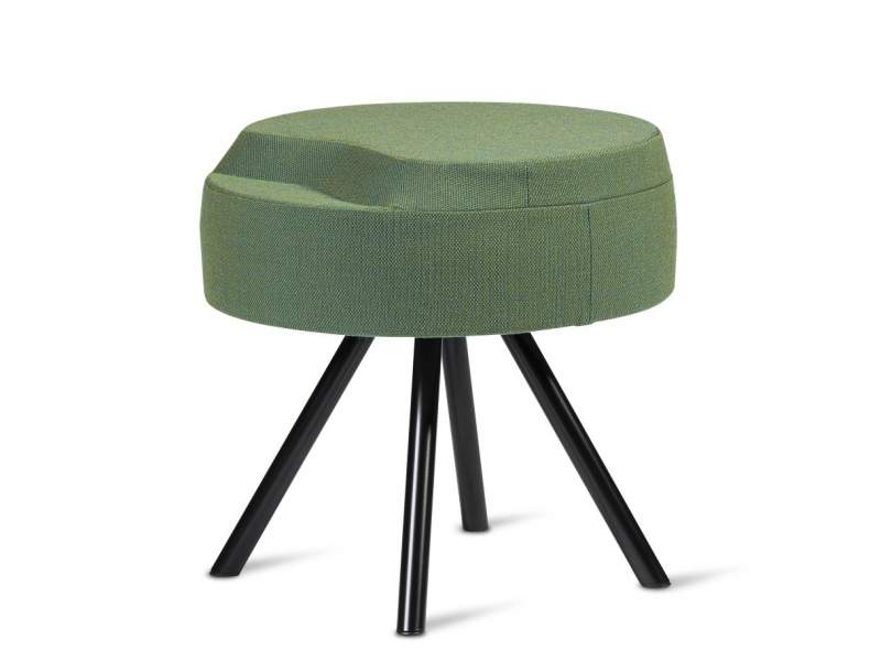 Polsterhocker grün Lounge Skandiform Isa Hocker